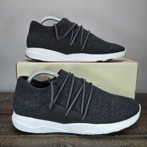 Vessi Black and White Athletic Shoes